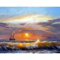 thumbnail image 1 of Peinture par Numéros de Voile sur l'Océan, 1 of 2
