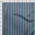 thumbnail image 4 of oneOone Rayon Blue Fabric Stripes Craft Projects Decor Fabric Printed By The Yard 56 Inch Wide, 4 of 4