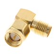 thumbnail image 3 of HLONK ✪ SMA Male To SMA Female Right Angle 90 Degrees RF Coaxial Connector Adapter, 3 of 7