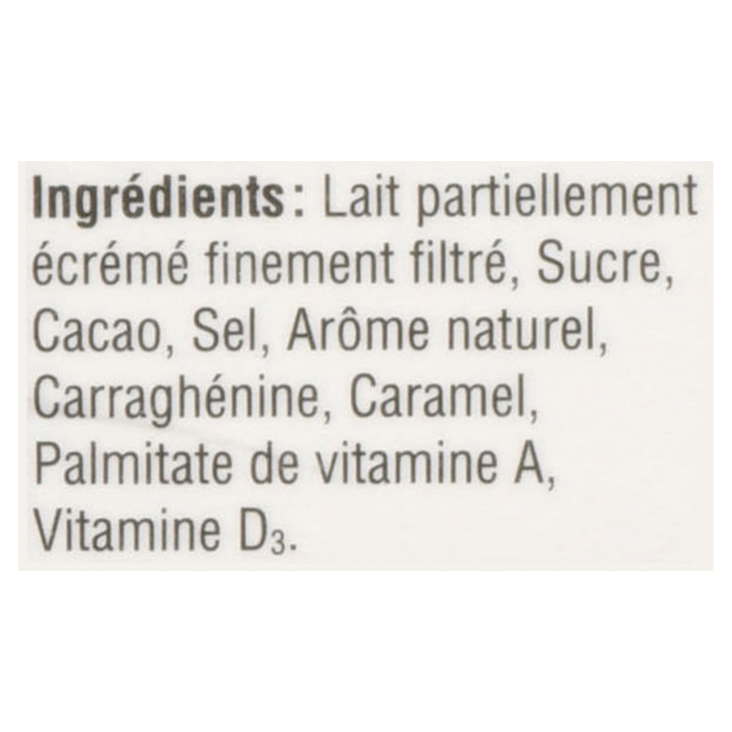Natrel Lait au Chocolat 1 % Finement Filtré 2L