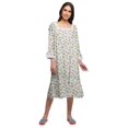 thumbnail image 1 of Moomaya Chemise de Nuit Évasée en Coton pour Femmes, 1 of 6