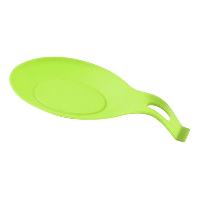 Abbracc kitchen utensil silicone spoon rest holder Green