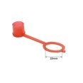 thumbnail image 3 of Unique Bargains M6 Red Rubber Nipple Grease Fitting Dust Cap Bleeder Screw Cover for Car 100pcs, 3 of 3