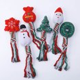 thumbnail image 3 of SIfdSeng Rope Christmas Theme Dog Toy with Rope Body for Puppy Dog Chew Toy for Puppy Interactive Toy Puppy Chew Toys Small Dog Toy Dog Toy for Aggressive Chewers, 3 of 7