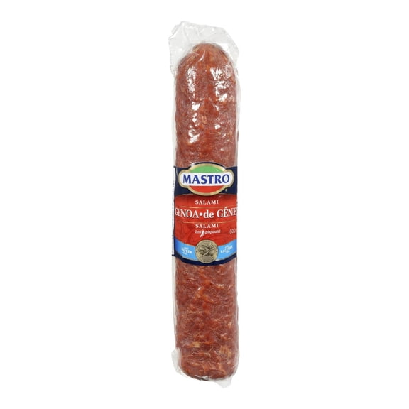 Pièce de salami de Gênes piquant Mastro, 600 g, salaisonné à sec