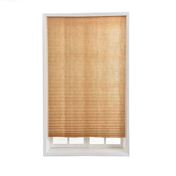 Window Blinds Trimmable Blocking Rolling Blackout Drape Non-woven Fabric Curtain Removable Reusable Vehicle Bedroom Sun Shade Brown 90x180cm