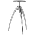 thumbnail image 3 of Meridian Furniture Clara Silver Aluminum Counter and Bar Stool, 3 of 13