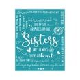 thumbnail image 2 of Dvkptbk Envelope Flannel Blanket Print Sister Envelope Blanket Birthday Gift Friend Blanket, 2 of 4
