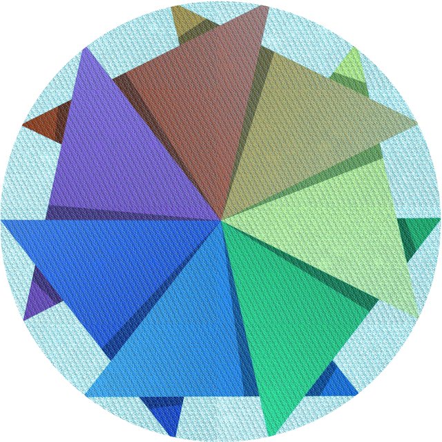 Ahgly Company Tapis Rond Lavable en Machine Intérieur Transitionnel Bleu Acier, 6 Pieds Rond
