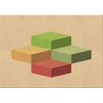 thumbnail image 1 of Ahgly Company Tapis d'Intérieur Lavables en Machine Rectangulaire Transitionnel Brun Bronze, 2' x 4', 1 of 7