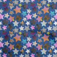thumbnail image 1 of oneOone Cotton Silk Medium Blue Fabric Galaxy Sewing Craft Projects Fabric Prints By Yard 42 Inch Wide, 1 of 4