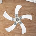 thumbnail image 2 of Shisuyan 18 Inch Plastic Fan 5 Leaves Blades Replacement Standing Universal Electric Leaf For Pedestal Fan Table Grey, 2 of 8