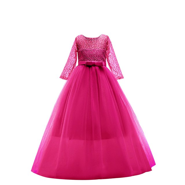 LOVZFMLL Girl's Ruffled Short Sleeve Casual Spring Dress Princess Dress Pengpeng Skirt