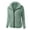 Mint Green, variant on Mrat Fleece Coat Women's Fleece Hooded Zip up Sweater Long Sleeve Solid Color Casual Coat/Jacket Winter Cotton Coat S-172 Mint Green S