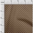 thumbnail image 2 of oneOone Silk Tabby Brown Fabric Asian Floral Block Craft Projects Decor Fabric Printed By The Yard 42 Inch Wide, 2 of 5