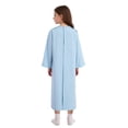 thumbnail image 3 of Moggemol Robe Post-Opératoire pour Enfant, Vêtements Adaptatifs, Robe d'Hôpital Douce et Confortable pour Patient, Bleu Pâle 14, 3 of 7