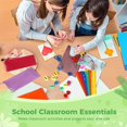 thumbnail image 2 of Back to School Supply Kit, 48 Pcs School Classroom Backpack Essentials, School Supplies Set with Pencil Pouches, Plastic Rulers, Safety Scissors, and Pencil Sharpeners, 2 of 5