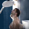 thumbnail image 3 of Shower Head with Filters for Hard Water Shower - High-Pressure Handheld Showerhead Hard Water Softener Filtered Shower, High Pressure Single Modes Handheld Shower for the Elderly, Chi, 3 of 6