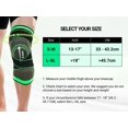 thumbnail image 2 of HAHDAXIA Circa Knee Sleeve - Compression Knee Sleeves | Support Knee Braces for Knee Pain Women and Men | Breathable Knee Braces for Running, Weightlifting, Sports | Optimal Knee Support, 2 of 7