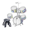 thumbnail image 1 of HILABEE Beginner Kids Drum Set Music Enlightenment for Child Party Stage Performance Gray Edge, 1 of 9