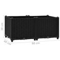 thumbnail image 4 of vidaXL Raised Bed 80x40x38 cm Polypropylene, 4 of 5