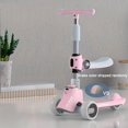 thumbnail image 1 of Trottinette pour Enfants avec Siège Pliable/amovible - Trottinette à 3 Roues pour Tout-Petits à Hauteur Réglable pour Garçons et Filles, 1 of 5