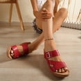 thumbnail image 2 of Womens Orthopedic Platform Slides Sandals 2025 Fashion Leopard Buckle Arch Support Wedge Dress Slip on, 2 of 6