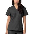 thumbnail image 3 of Adar Universal Unisex V-Neck Tunic 3 Pocket Scrub Top (Available in 39 Colors), 3 of 7