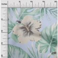 thumbnail image 2 of oneOone Georgette Viscose Light Blue Fabric Tropical Sewing Material Print Fabric By The Yard 42 Inch Wide, 2 of 4