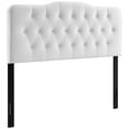 thumbnail image 2 of Modway Annabel Diamond Tufted Performance Velvet Queen Headboard in White, 2 of 5