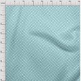 thumbnail image 4 of oneOone Velvet Turquoise Blue Fabric Geometric Craft Projects Decor Fabric Printed by The Yard 58 Inch Wide, 4 of 4