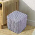 thumbnail image 3 of kurtrusly Stretch Ottoman Cover Ottoman Protector for Room Gray Living Light Light Gray 25~33cm, 3 of 6
