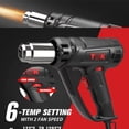 thumbnail image 4 of TOYTEXX 1800W Heat Gun with Adjustable Temperature (122°F–1202°F), 4 Nozzles, Overload Protection, 4 of 5