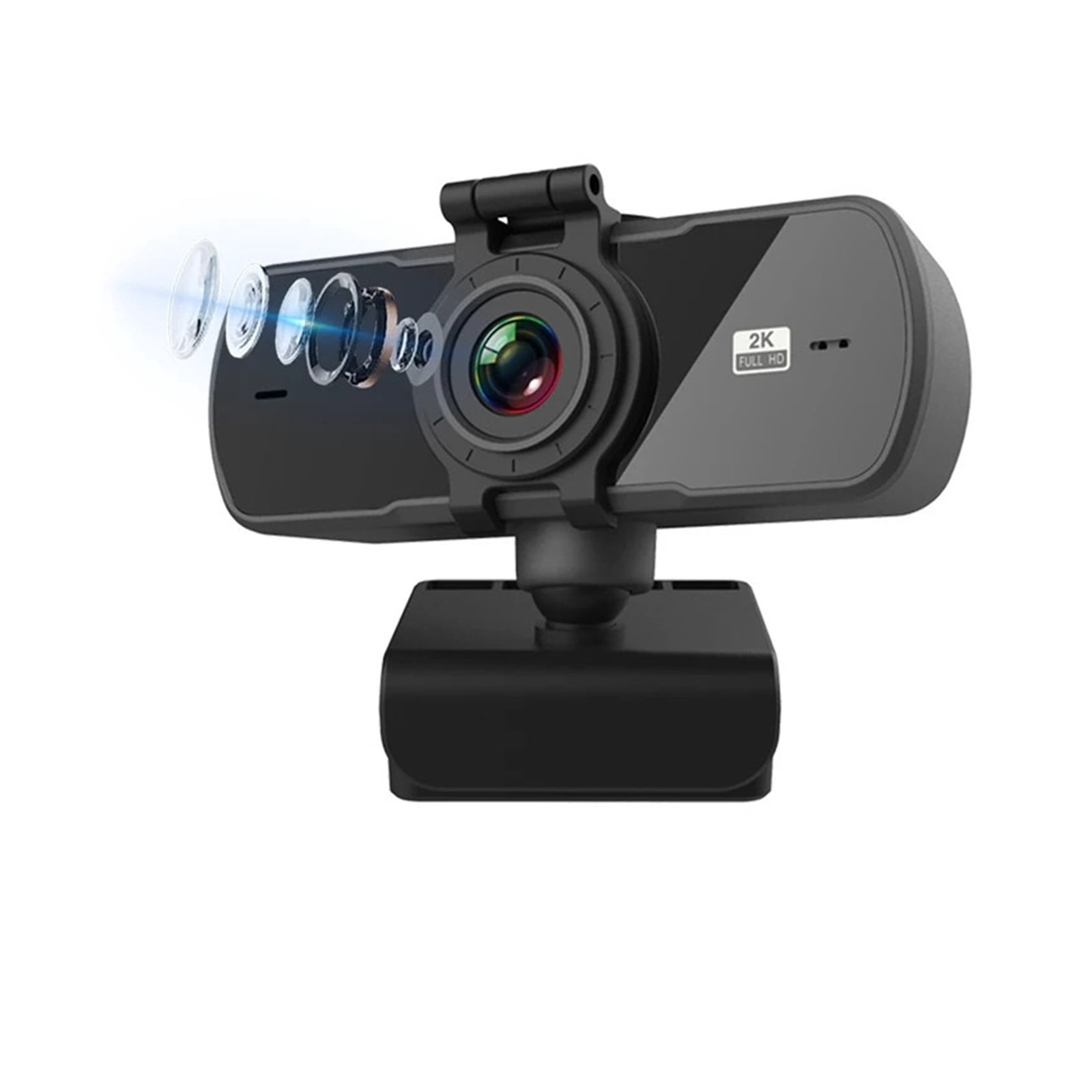 Webcam 2K Full HD 1080P Web Camera Autofocus With Microphone USB Web Cam For PC Computer Mac Laptop Desktop ,Easy to Operate