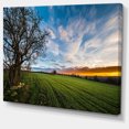 thumbnail image 2 of Green Pasrate under Blue Sky - Impression sur Toile Paysage Extra Grand, 2 of 4