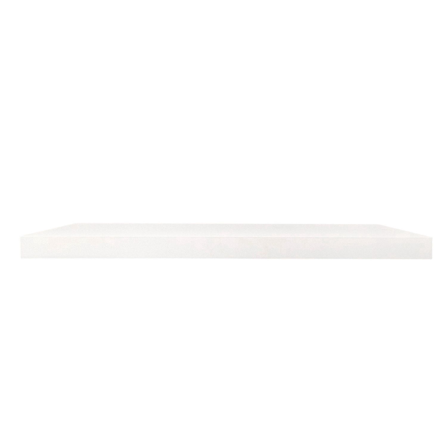 Hometrends 18 inch White  Floating Shelves - 2 PC Set