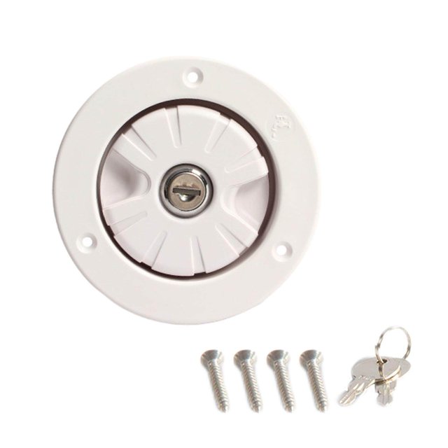 pitrice Remplisseur d'Eau 78mm Remplissage Difficile pour Remorque de Véhicule Récréatif Bateau Véhicule Récréatif Blanc