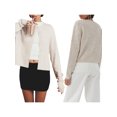thumbnail image 2 of Gupgi Cardigan Tricoté Uni pour Femmes, Chandails à Boutons devant, Col Rond Décontracté, Manches Longues, Hauts en Tricot, 2 of 9