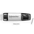 thumbnail image 5 of Herunwer High Speed USB Flash Drive, Portable Thumb Drive for Data Storage, Universal USB Drive for Laptops, Desktops and USB-Enabled Devices, 5 of 5
