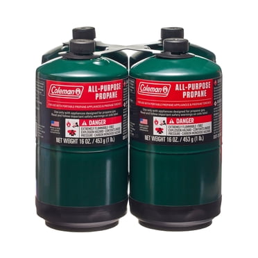 Bouteille de gaz propane tout usage Coleman, 16 oz, paquet de 4