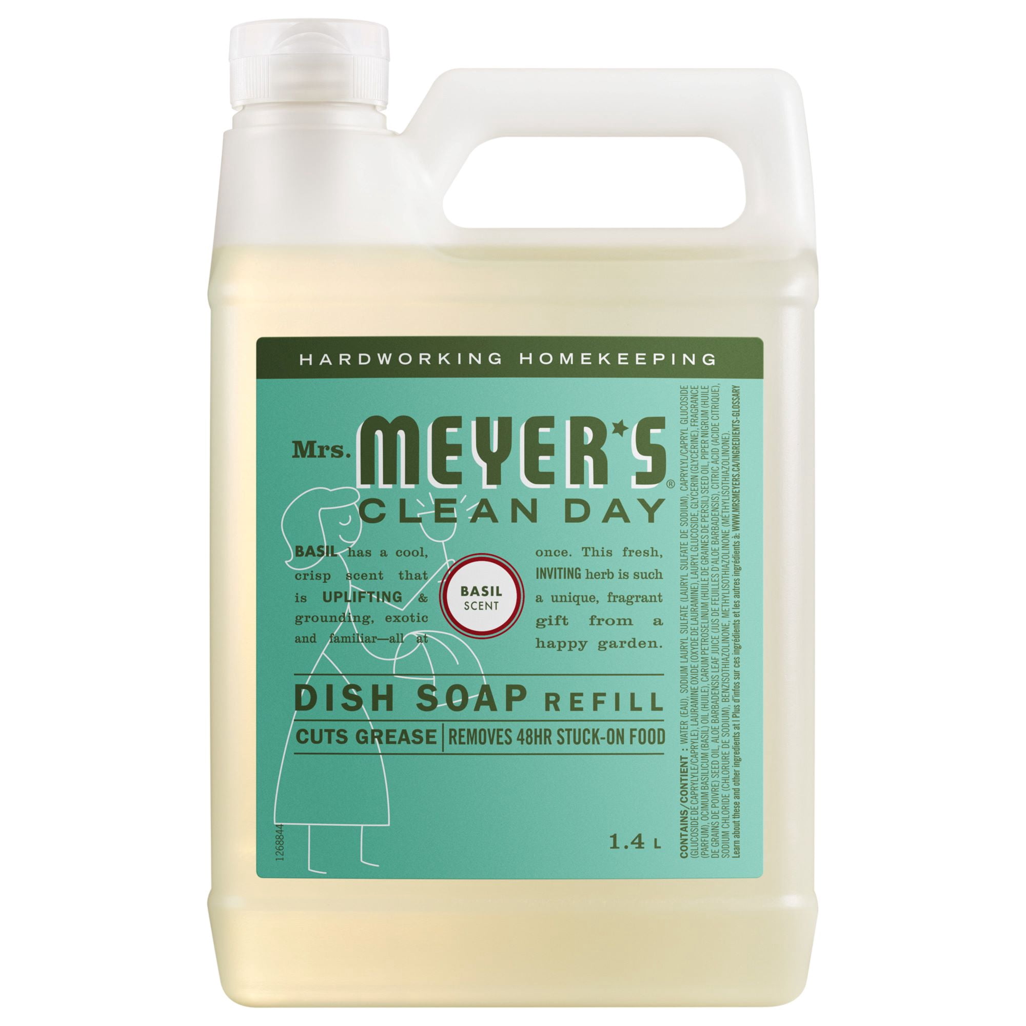 Mrs. Meyer's Clean Day Dish Refill Basil 1.4 L