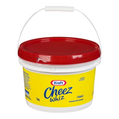 Kraft Fromage Cheez Whiz Original Seau 3kg/6,6lb - Fabriqué au Canada