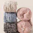 thumbnail image 5 of Winter Stocking Stocking Lady Stocking Striped Candy Coloured Coral Stocking With Thick Warm Floor, 5 of 5