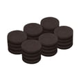 thumbnail image 4 of Super Sliders With Gorilla Glue 1.5" Round Felt Pads Brown 24pc, 4 of 9