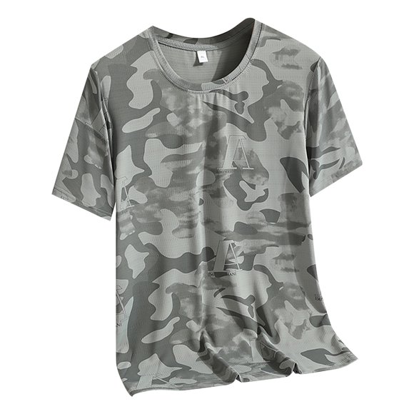 Ketyyh-chn99 Men Shirt 2024 Solid Color Basic Shirt Free Short Sleeve Regular Fit Dress Shirt Casual Shirts Grey,2XL