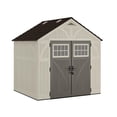 thumbnail image 3 of Suncast Tremont 8' x 7' Storage Shed – Resin – Outdoor Use – 378 cu. ft., 3 of 8