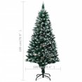 thumbnail image 4 of vidaXL Artificial Christmas Tree LEDs&Pine Cones&White Snow 180 cm, 4 of 5