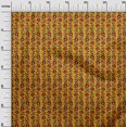 thumbnail image 2 of oneOone Silk Tabby Fabric Leaves & Floral Block Decor Fabric Printed BTY 42 Inch Wide, 2 of 4