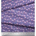 thumbnail image 2 of Soimoi Rayon Fabric Flamingo Bird Decor Fabric Printed Yard 56 Inch Wide, 2 of 3