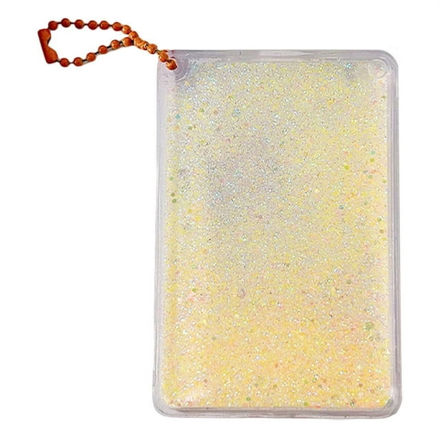 Small Card Brick Small Card Brick Own Chain Thickened Creative Reinforced Novelty DIY Multicolor Optional Quicksand Design Goo Card Brick Stationery Accessories
